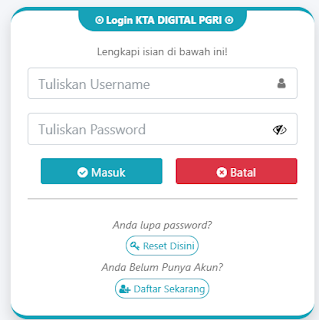 Register PGRI Sorong Selatan - Persatuan Guru Republik Indonesia Cabang Sorong Selatan